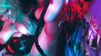 Foot fetish & panty stuffing bbw halloween fantasy with morrigan