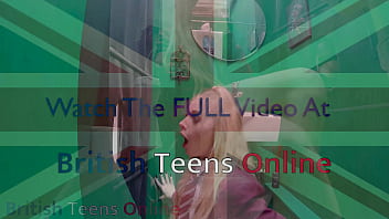 Teen student sucks cock