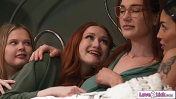 Big Tits Redhead Stepmom Siri Dahl Lets Her Teen Stepdaughter Scarlet Skies And Bffs Coco Lovelock And Vanessa Sky Have A Taste Of Her Milf Pussy thumbnail