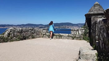 Look at the milf's skirt did you see the pussy