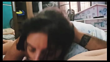 Saying good morning to my stepfather