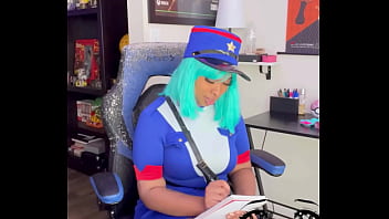 Hot cop slurps you up and squirts on you