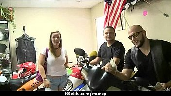 Desperate teen naked in public and fucks to pay rent 7