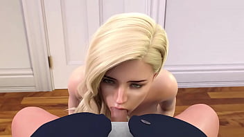 College kings chloe giving blowjob to alex