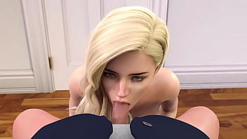 College kings chloe giving blowjob to alex