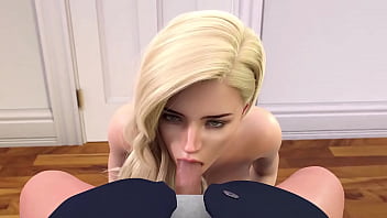 College kings chloe giving blowjob to alex