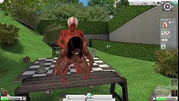 Maria plays with her friend