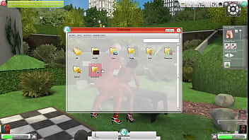 Maria plays with her friend