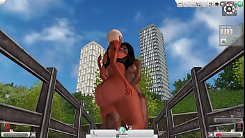 Maria plays with her friend