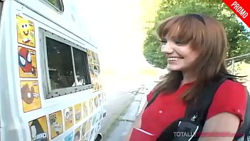 Mary jane gives her pussy for ice cream