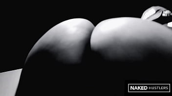 Ebony baddies sucking big black dick in black and white outside on miami beach street corner