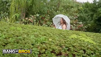 Bangbros stunning babe essie gotback's tight pussy is gripping on a big dick in the bang bus