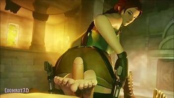 She must love foot jobs