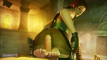 She must love foot jobs