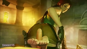 She must love foot jobs