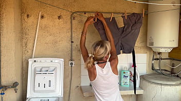 Hot wife in the laundry room fuck me fast neighbor someone can come Hot wife in the laundry room fuck me fast neighbor someone can come
