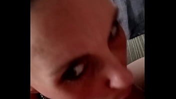 Skank is always down to suck my dick