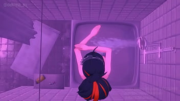 Girl fucks another girl with dick in different positions