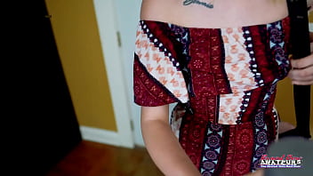 Petite blonde cutie bonnie wolf deepthroats a cock to get her pussy fucked