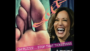 Ticklish vice president kamala