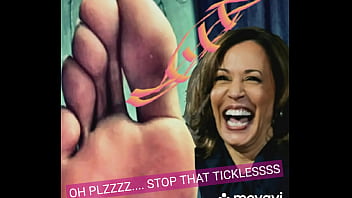 Ticklish vice president kamala
