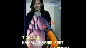 Ticklish vice president kamala