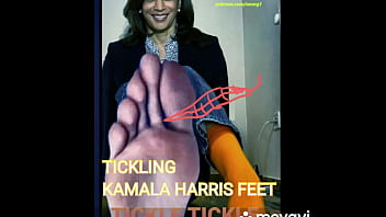 Ticklish vice president kamala