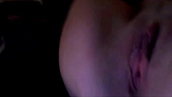 Blonde milf masturbates on webcam