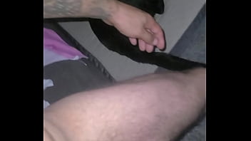 My wife enjoying my long cock