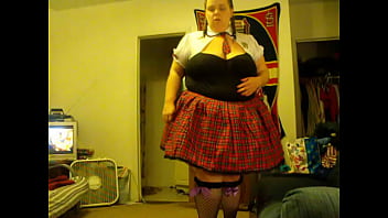 Fat bitch in costume