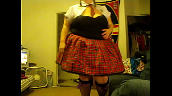 Fat bitch in costume