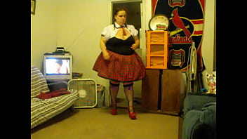 Fat bitch in costume