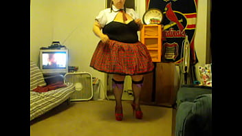 Fat bitch in costume