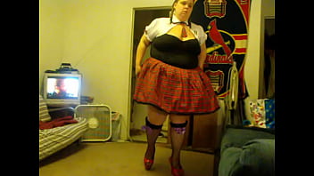 Fat bitch in costume