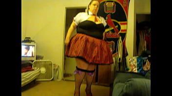 Fat bitch in costume