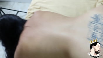 Fucking newbie morena tatuada in back room of bar bin ladin