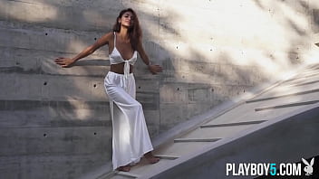 Petite latina teen from mexico exposes her super tight and hot body for playboy