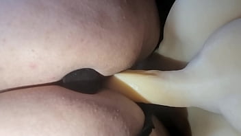 Now i can see her fucking in both holes