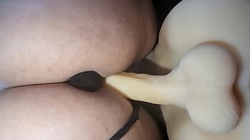 Now i can see her fucking in both holes