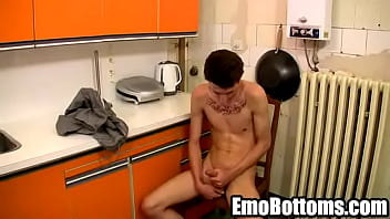Emo Twink Jesse Jenkins Tugging On His Hard Cock thumbnail