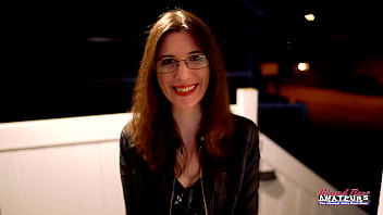 Horny brunette cutie hazel o'connor fingers fucks her pussy and gives a bj