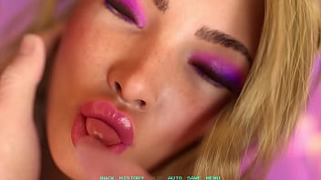 Name88's triangle #20 movie night with cute busty blonde