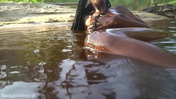 Dolcina’s muddy black perfect tits and body to keep your dick erected