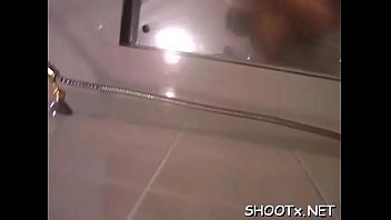 Slender tanya performs stick licking session