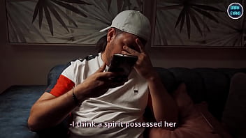 The priest and the nun salome gil try to save the sinful soul of kourtney love