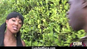 Amazing interracial group deepthroat 13