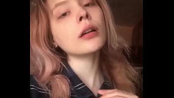 Naked babe completely undressed and showed her big ass