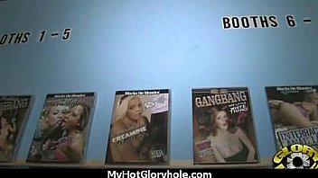 Incredible ebony teen blowjob gloryhole audition 6