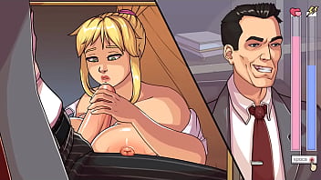 Chefe sortudo recebe boquete de secretária