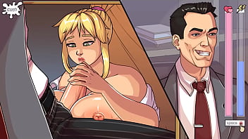 Chefe sortudo recebe boquete de secretária